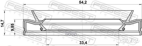 Сальник привода 95HEY-35541015U Febest