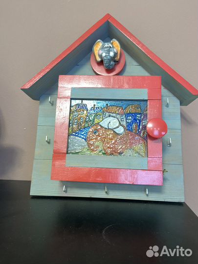 Ключница деревянная