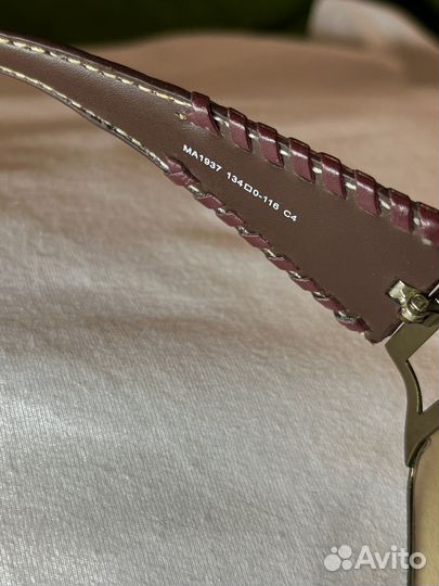 Очки matsuda MA1937 (кожаные вставки)