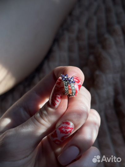 Серебряное серьги