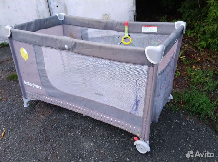 Манеж детский babyton, складной
