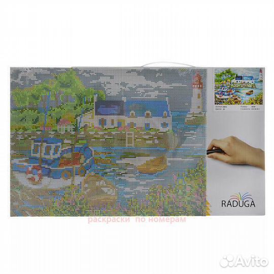 Алмазная мозаика 40x50 Сексуальная дама с бокалом