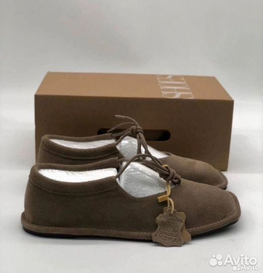 Туфли замшевые 2025