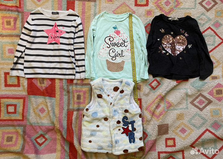 Вещи пакетом для девочки (2-4)