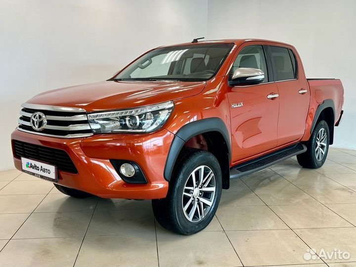 Toyota Hilux 2.8 AT, 2016, 165 000 км