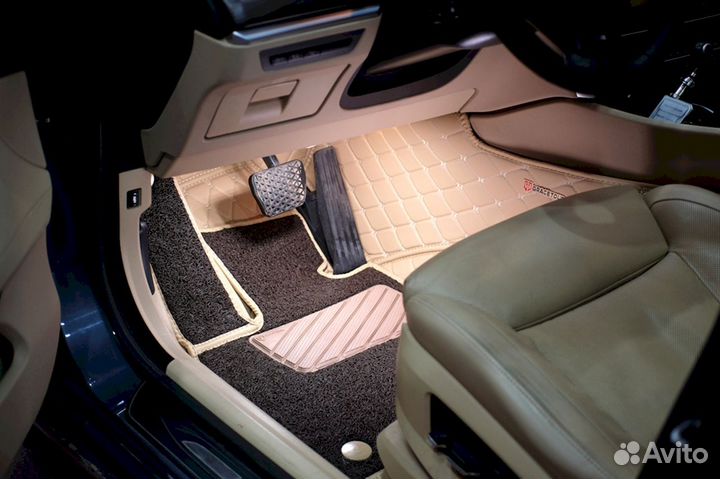 3D коврики из экокожи BMW