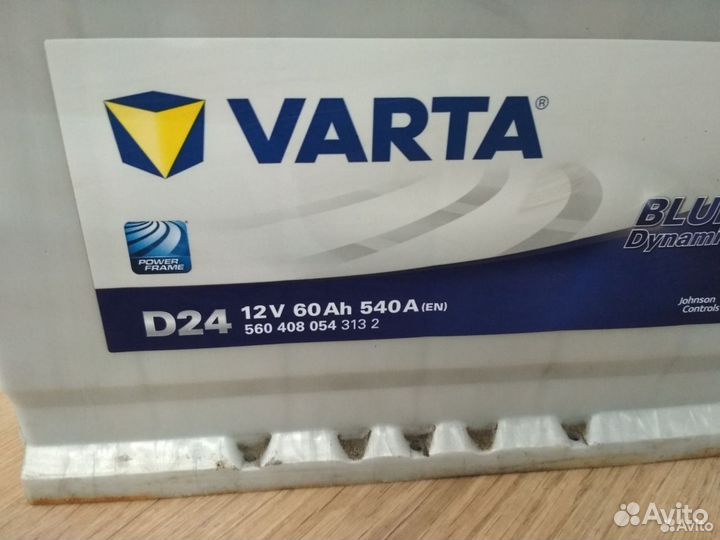 Аккумулятор 60 Ач бу Варта