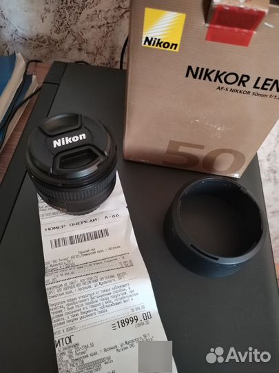 Объектив nikon 50mm f 1.8 nikkor