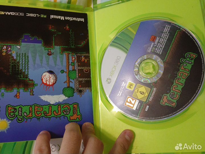 Диски на xbox 360 terraria