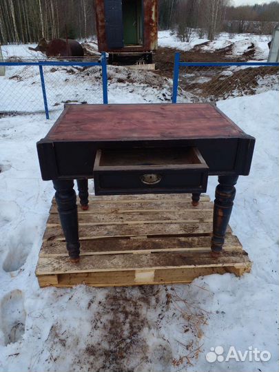 Стол деревянный винтаж
