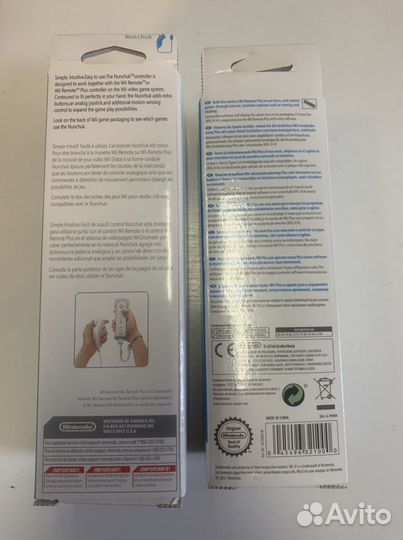 Wii remote Plus + Wii nunchuk комплект