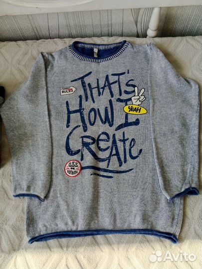 Вещи на мальчика 10-11лет(свитера мягкие,джинсы.)