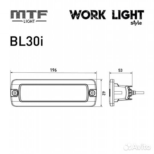 Прожектор светодиодный MTF Light серия style 12/24