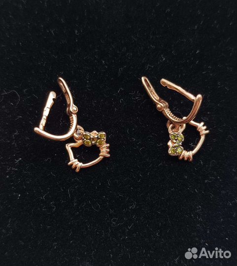 Серьги детские
