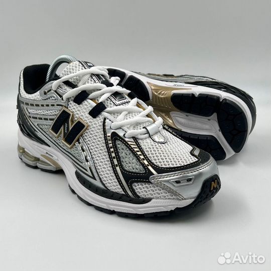 Элегантные кроссовки New Balance 1906R White Metal