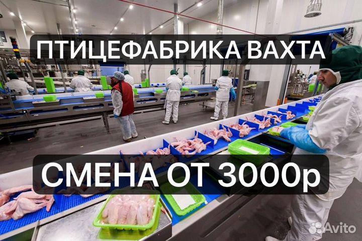 Упаковщик (ца) разнорабочий на склад вахта с жилье