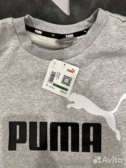 Свитшот мужской на флисе Puma L