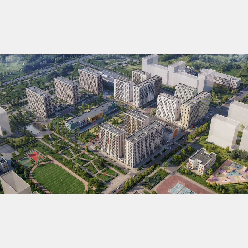 1-к. квартира, 43,6 м², 4/15 эт.