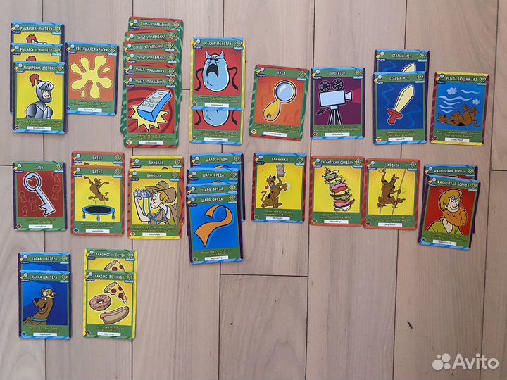 Карточки скуби ду великие тайны мира и журналы