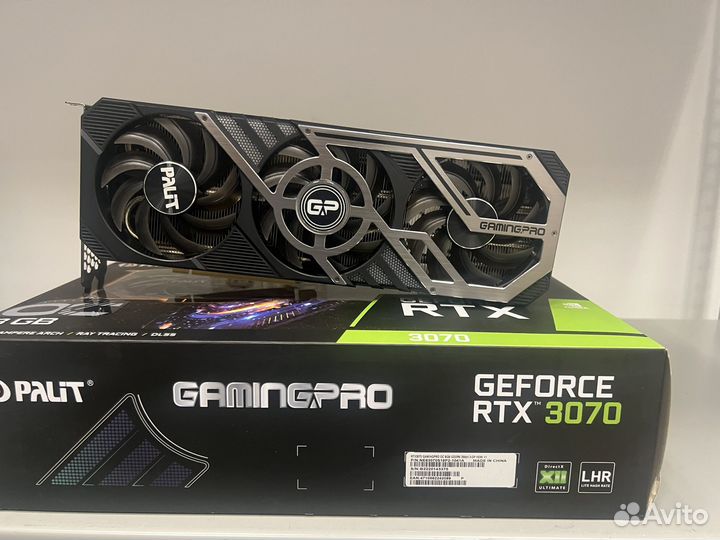 Видеокарта RTX 3070 GamingPro OC 8gb Palit