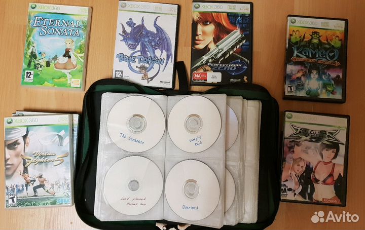Диски с играми Xbox 360 Дополнено