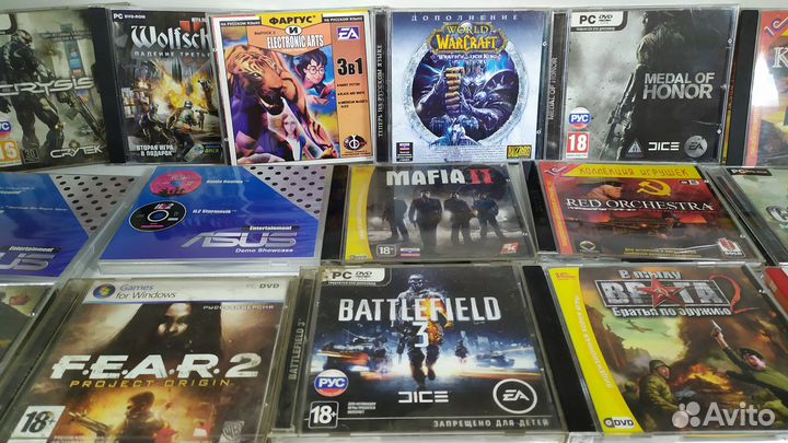 17 дисков с играми