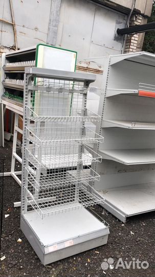 Стеллажи металлические бу для магазина