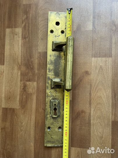 Ручка дверная антикварная латунь