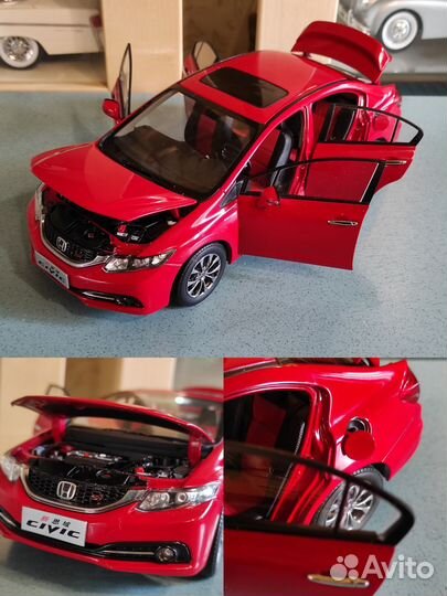 2013-2018 Honda Civic Si 9-generation 1/18 W. C. M