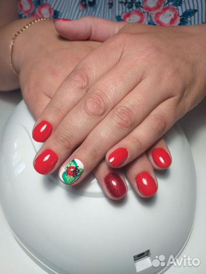 Маникюр с покрытием гель лака