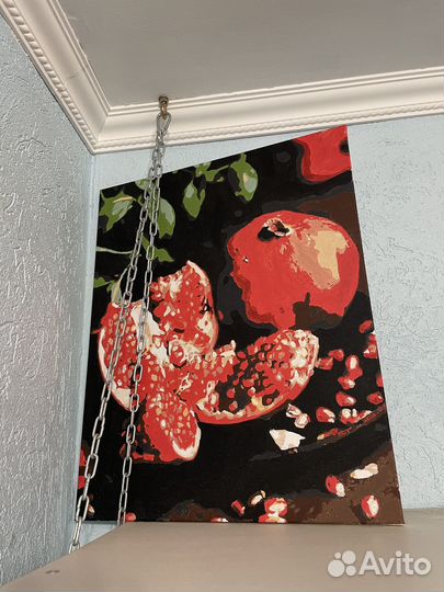 Картины по номерам раскрашенная