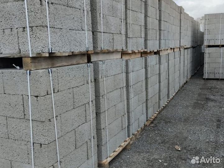 Керамзитоблок 2х щелевой