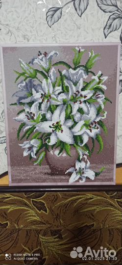 Алмазная мозаика 40 на 50 готовая