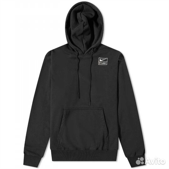 Худи nike X stussy Popover Hoodie Black