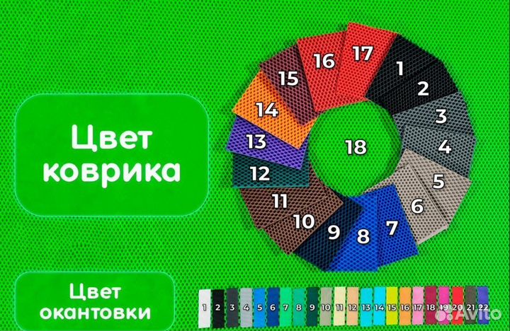 Эво ковры 3D с бортиками Tofas