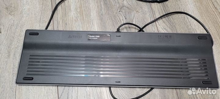 Клавиатура A4Tech FX60 Grey/Neon