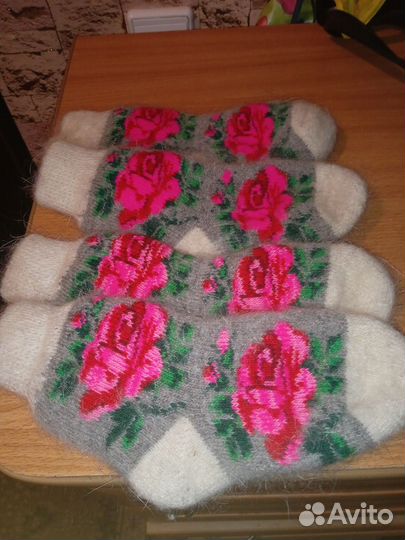 Носочки детские шерстяные