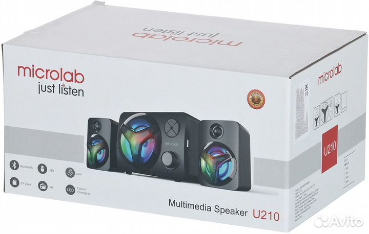 Bluetooth стерео система 2.1 Microlab U210