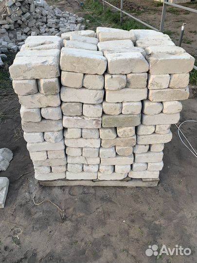 Кирпич белый силикатный бу