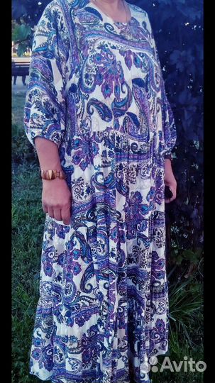 Платье штапель 52-56 раз