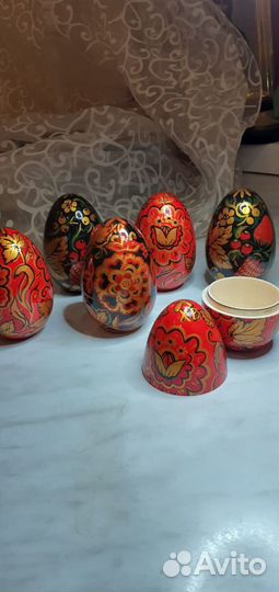 Яйцо пасхальное деревянное
