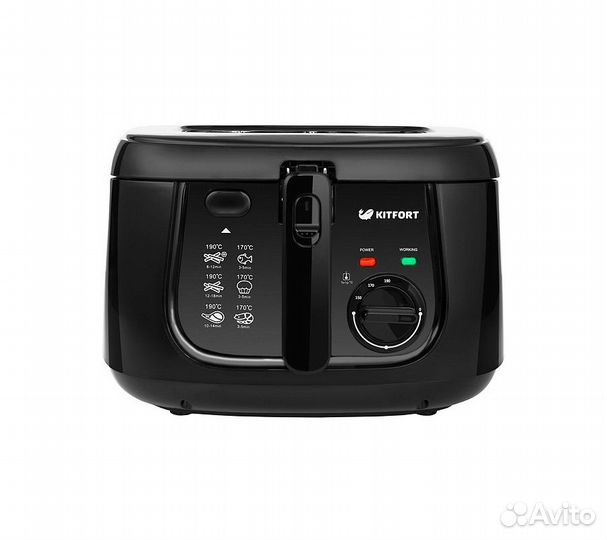 Фритюрница Kitfort кт-2018 1800Вт черный