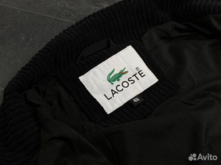 Вельветовый бомбер Lacoste