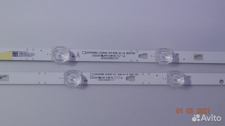 Новая подсветка LED42D08A/B-ZC26AG-01T