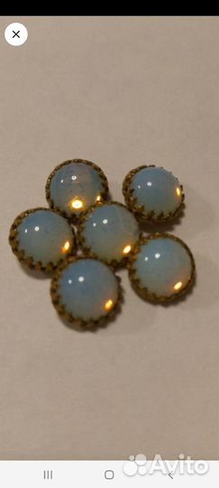 Опал пуговицы старинные 11 мм