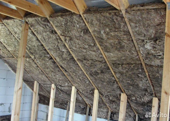 Утеплитель крыши потолка