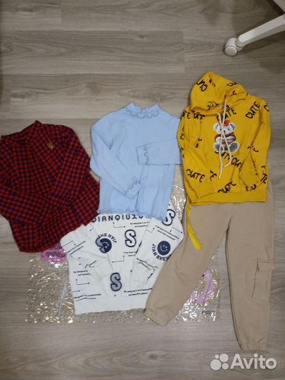 Вещи пакетом для девочки 116-122