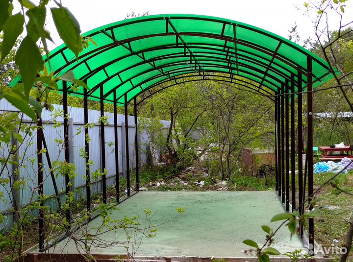 Навес Усиленный Комфорт-Плюс 3,65 х 6,0