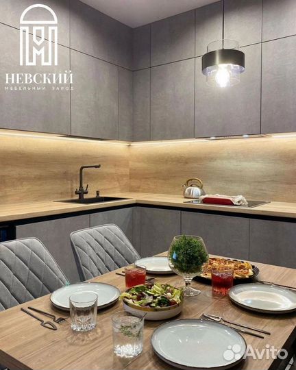 Стильные кухни под заказ в Спб