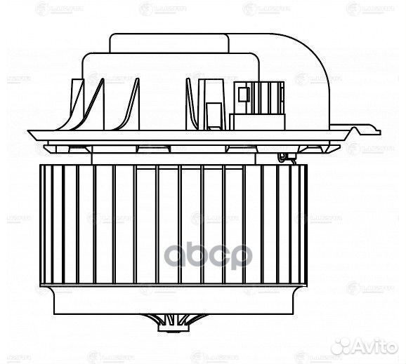 Э/вентилятор отоп. VW touareg (02) /audi Q7 (05